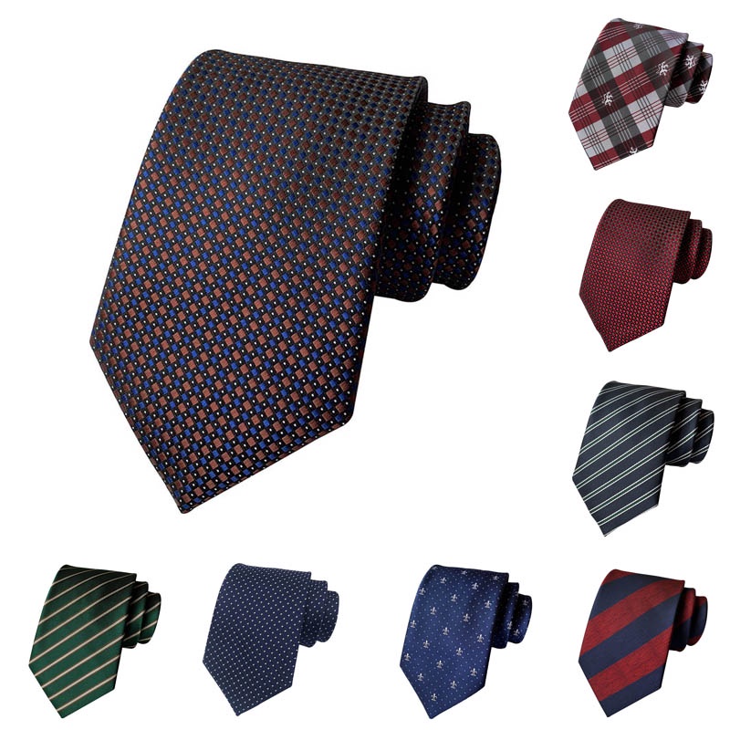 Cà Vạt Lụa 8cm Thiết Kế Mới Cổ Điển Sang Trọng Cho Nam