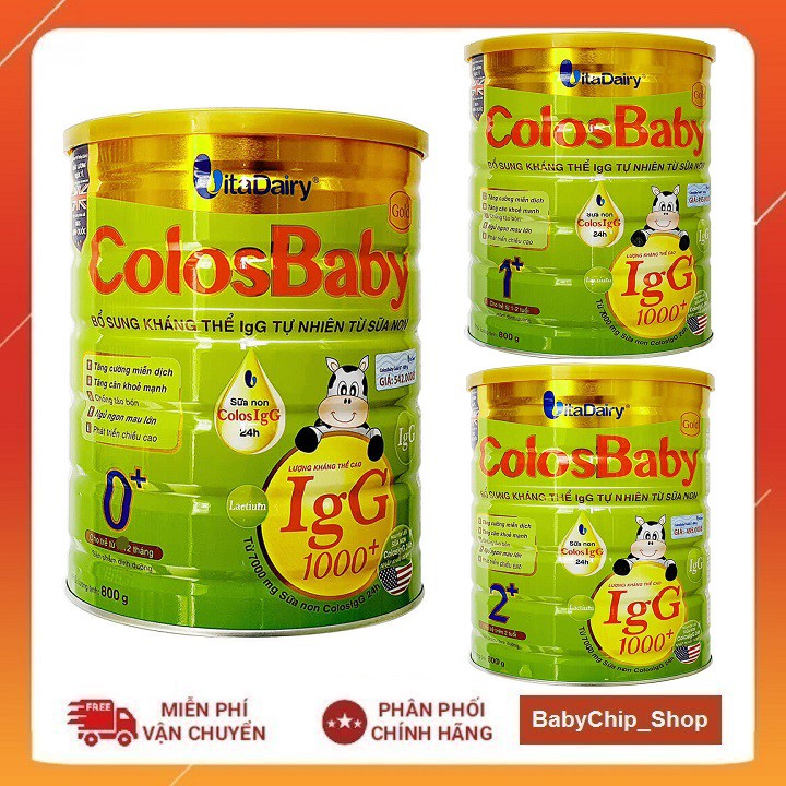 Sữa Colosbaby gold số 0+,1+,2+ 800g Date thumbnail