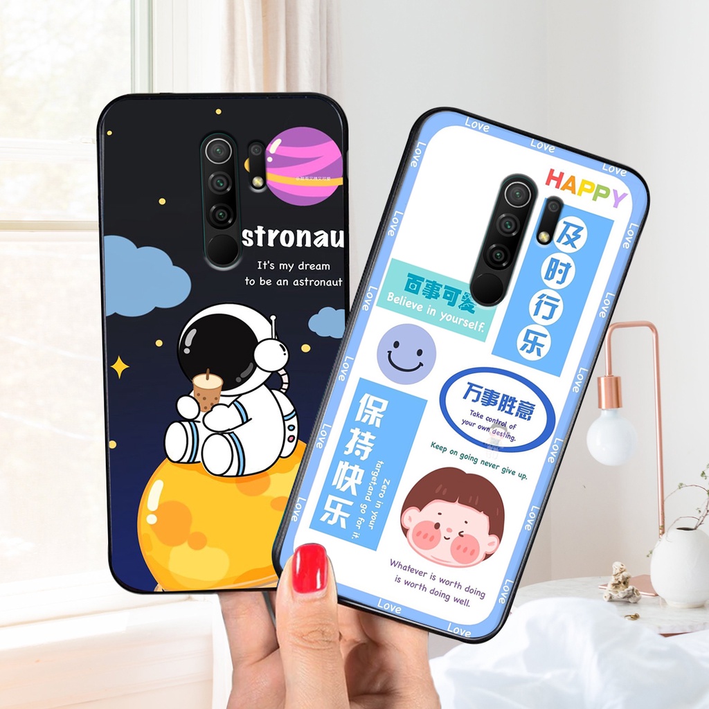 Ốp lưng Xiaomi REDMI 9 in hình 3D GẤU cute be@r, soda, happy day cực hot ,thời thượng