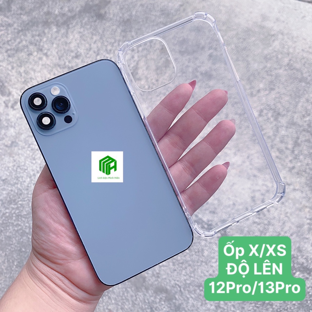 ỐP DẺO cho vỏ độ XR lên 13Pro 7Plus vuông x/xs lên 12 Pro/ xr/11 lên 12/ Xsmax/11Promax lên 12 Promax