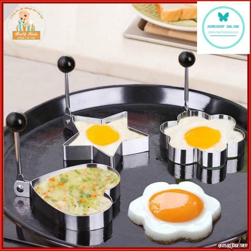 Khuôn inox tạo hình chiên trứng, làm bánh cho bé chọn mẫu