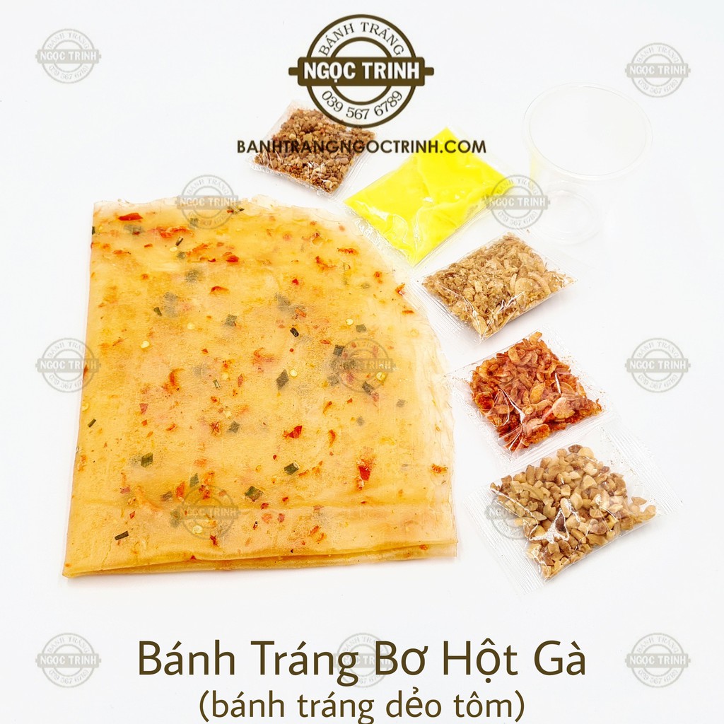 (5 Túi) Bánh tráng bơ hột gà loại bánh tráng dẻo tôm bánh tráng Ngọc Trinh