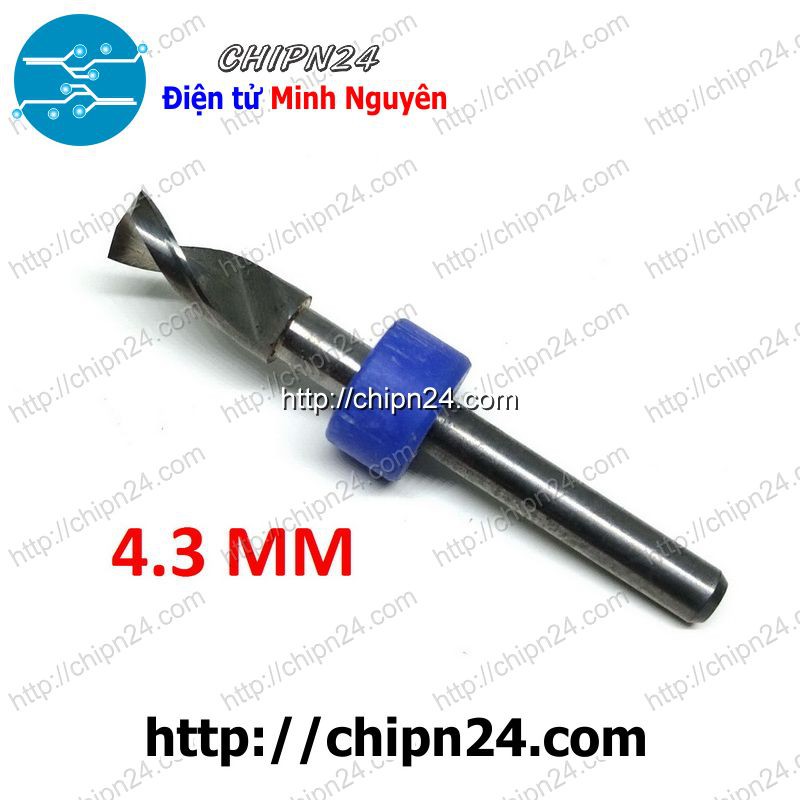 [1 CÂY] Mũi khoan mạch in CNC 4.3mm