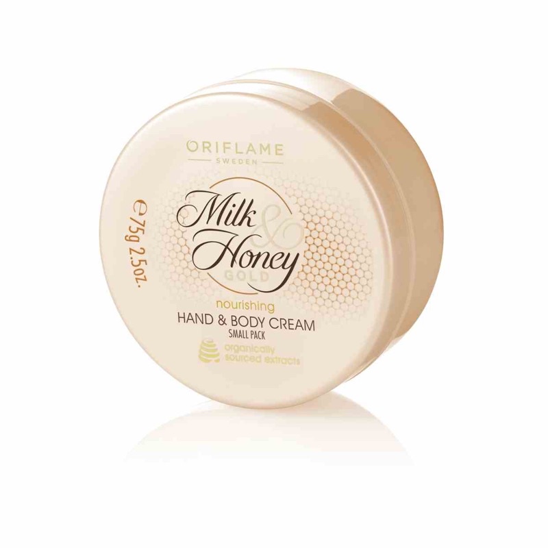 KEM DƯỠNG THỂ VÀ DA TAY GIÚP LÀM MỀM MẠI, NHẸ NHÀNG NUÔI DƯỠNG-MILK & HONEY GOLD NOURISHING HAND & BODY CREAM SMALL PACK
