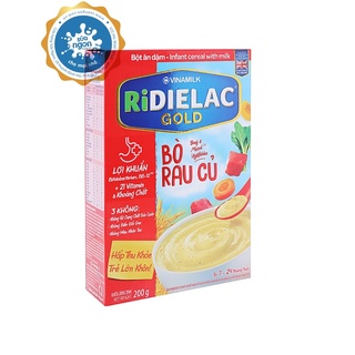 Bột Ăn Dặm VNM Bò Rau Củ 200g (Hộp)