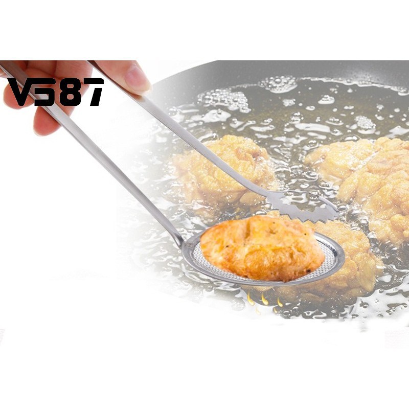 Gắp chiên có lưới giúp ráo dầu Dragon D004