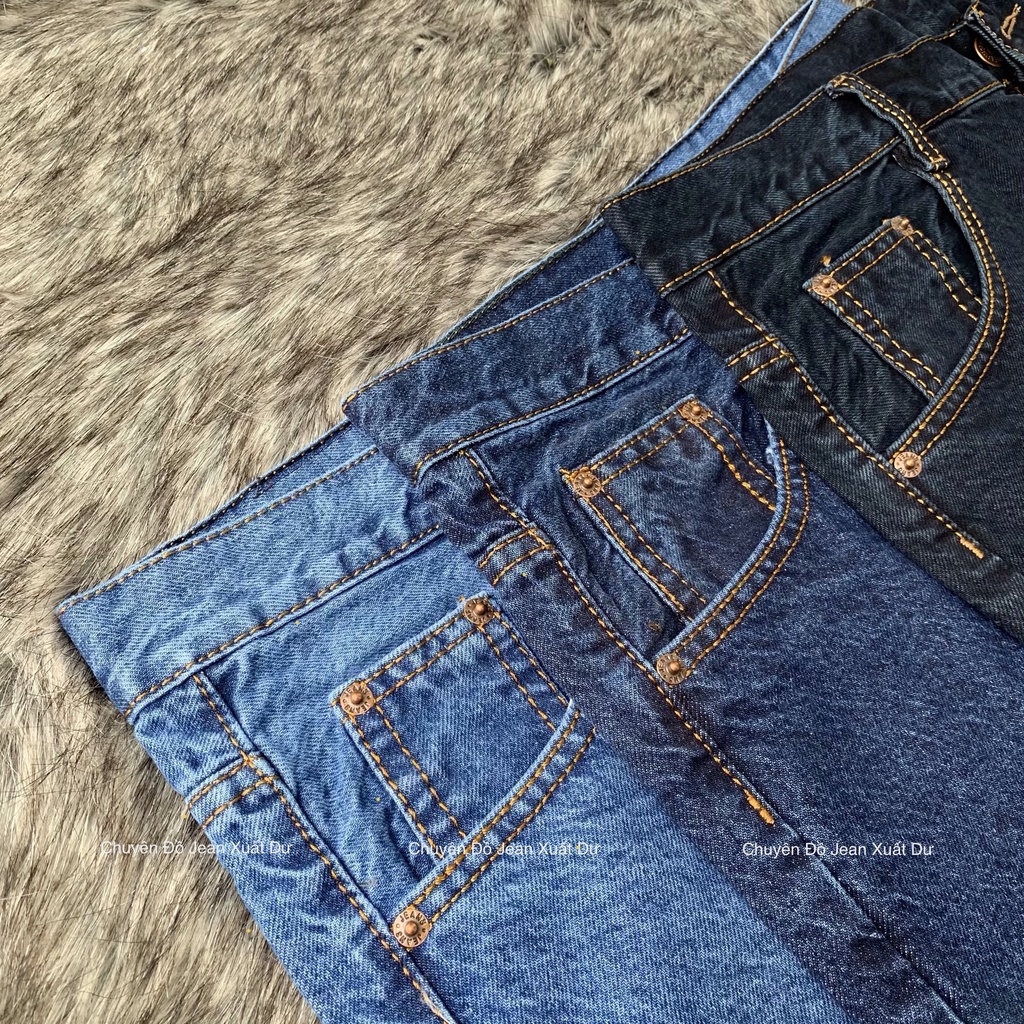 BIGSIZE quần sọt jean ống suông, quần đùi jean ống rộng trung niên hàng đẹp