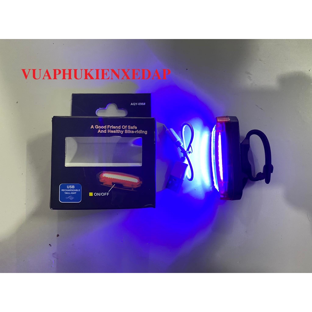 Đèn hậu xe đạp 3 màu AQY-096