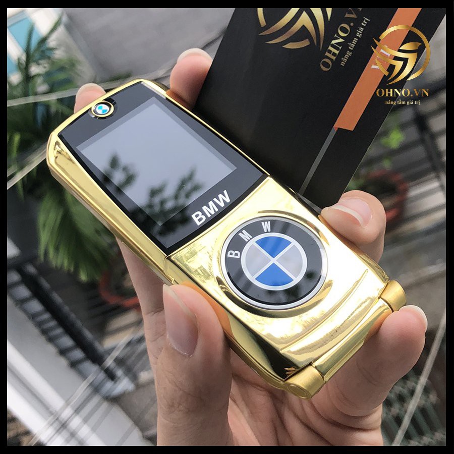 Điện Thoại Nắp Gập BMW 760 Gold i8 s1000xr Độc Lạ Bảo Hành 24 Tháng - OHNO