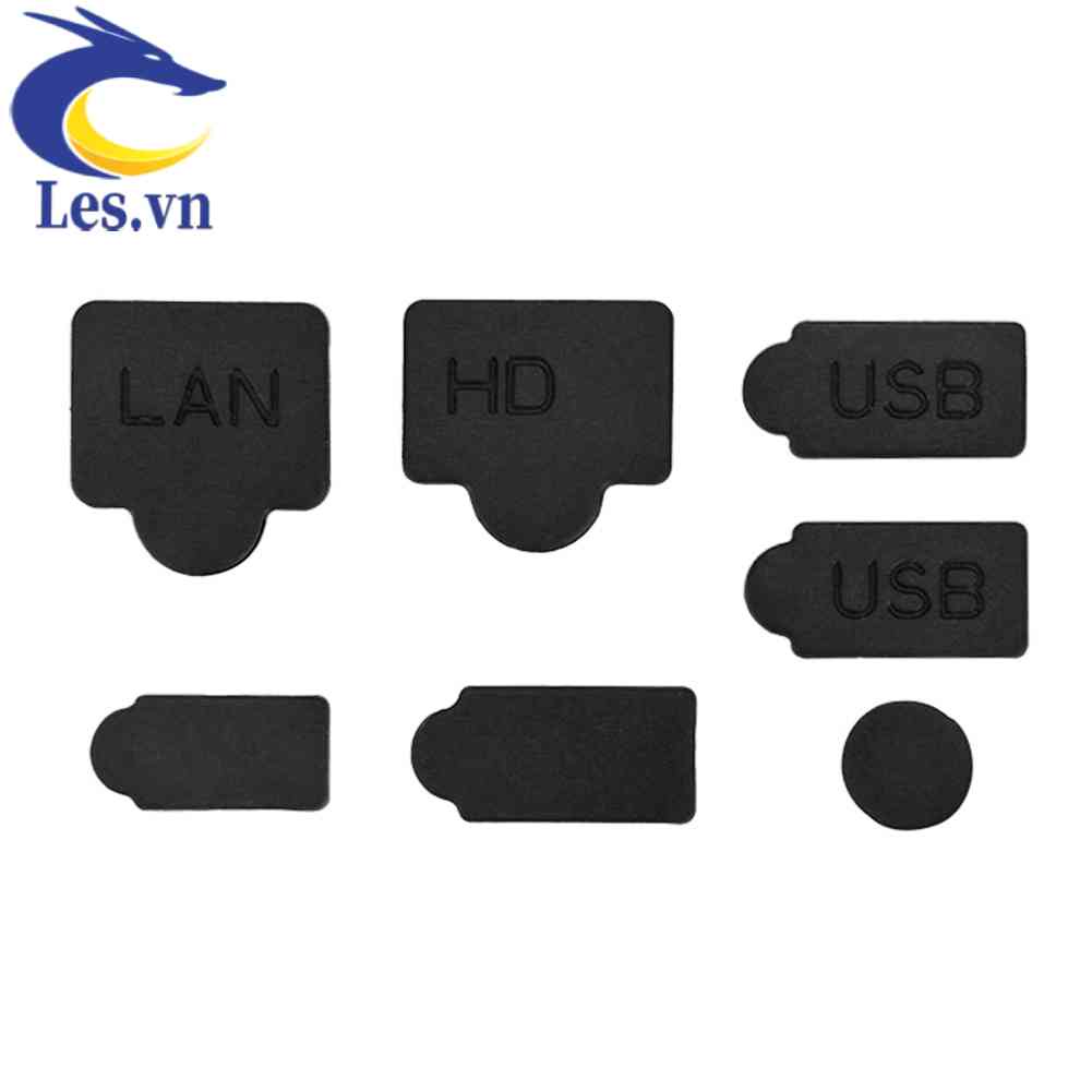 Bộ 7 Nút Silicone Bịt Cổng USB HDMI Chống Bụi Cho PS5