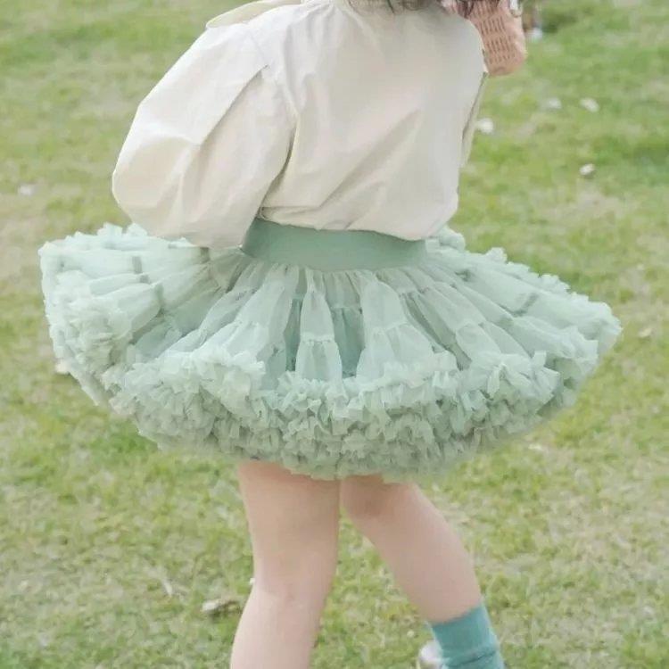 Đầm tutu Công Chúa Một Mảnh Dáng Dài Màu Cầu Vồng Phong Cách Mới Cho Bé Gái