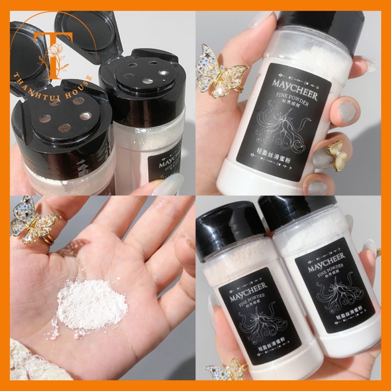 Phấn phủ Maycheer trong suốt tự nhiên kiềm dầu