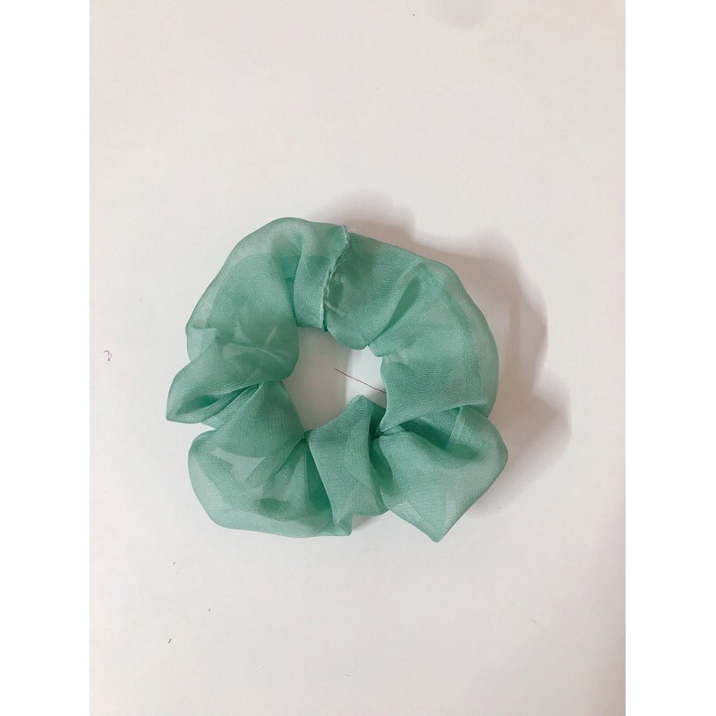 Dây buộc tóc vải voan tơ, chiffon nhiều màu sắc
