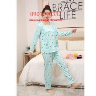 🎯khuyến mãi 99k-🎯 bộ sau sinh cài cúc cao cấp <75kg