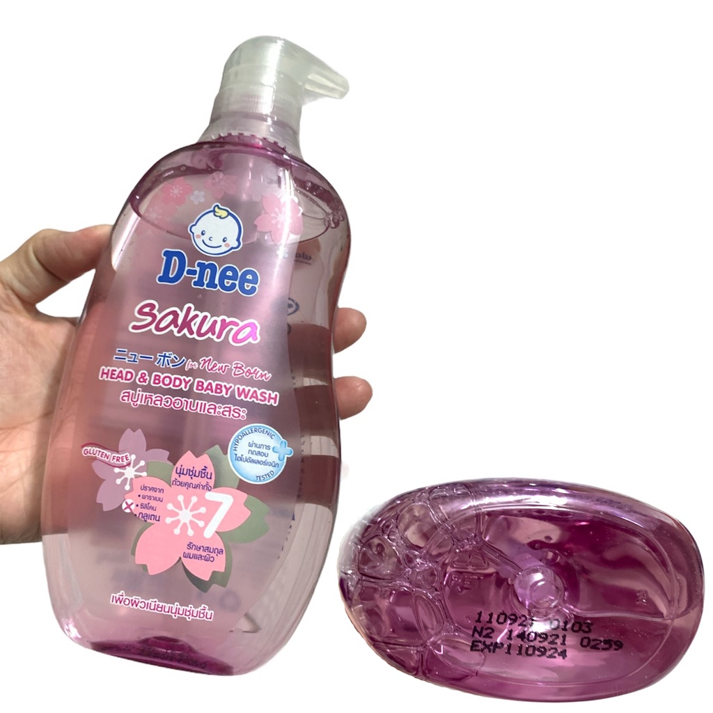[ Tem Đại Thịnh ] Sữa tắm gội toàn thân cho bé Dnee 380ml - Thái Lan ( LOAI MOI)