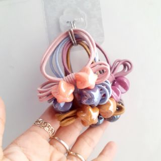 Cột tóc 2 vòng hình trái khế