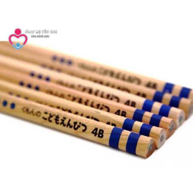 Hộp 6 Bút Chì KUMON tam giác Nhật Bản