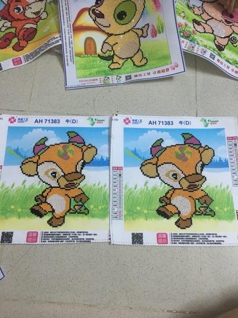 Tranh đính đá thành phẩm