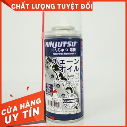 DẦU BÔI TRƠN NHÔNG SÊN (XÍCH) XE MÁY NINJUTSU 150 ML (NZ002)