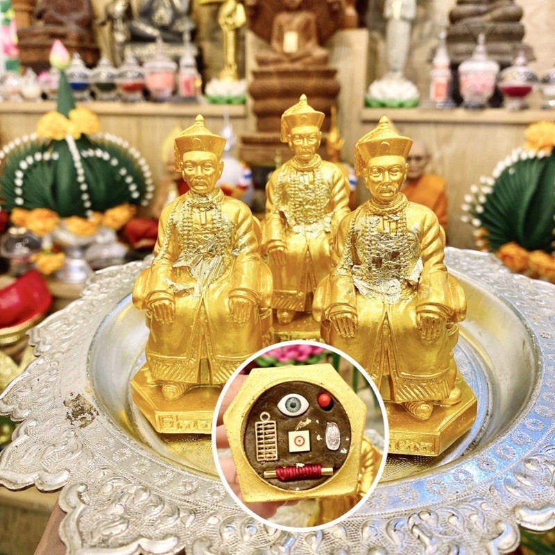 TƯỢNG ÔNG NHỊ CA PHONG MÀU VÀNG shop vật phẩm tâm linh