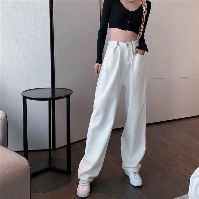 Quần kaki ống rộng