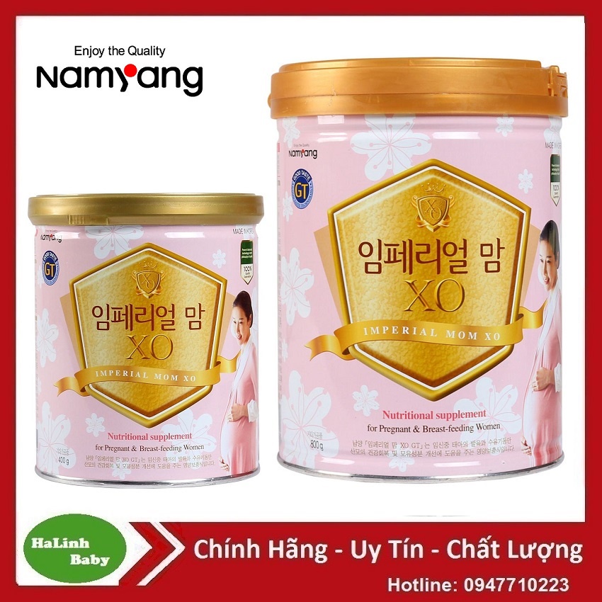 Sữa Bầu XO MOM 400g, 800g ( phụ nữ mang thai và cho con bú ) DATE 07/2025