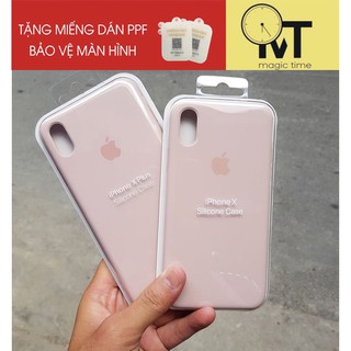 [TẶNG PPF BẢO VỆ MÀN HÌNH] Combo Ốp lưng IP màu hồng và dây đeo Apple Watch