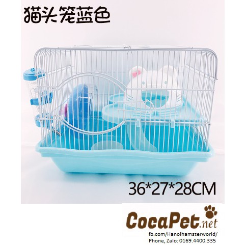 Combo: Lồng mèo to + full đồ nuôi hamster