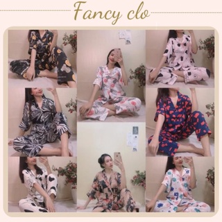Đồ ngủ nữ/ đồ pijama freesize 40-60kg / Bộ lụa mango mặc nhà cao cấp /lụa mango (Cánh dơi-quần dài)