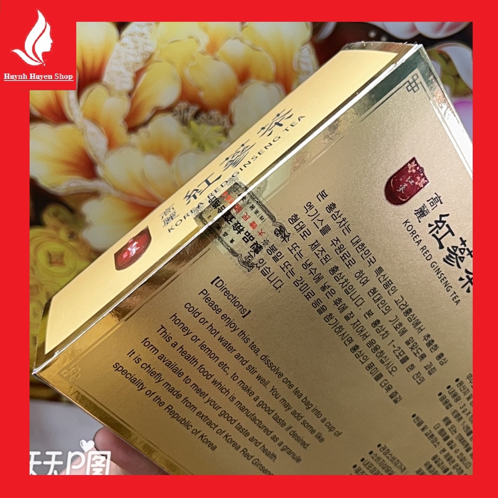 Trà Hồng Sâm Hàn Quốc Korea Red Ginseng Tea hộp
