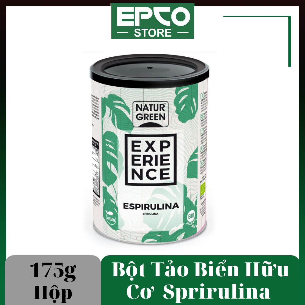 Bột tảo biển Spirulina hữu cơ 175g