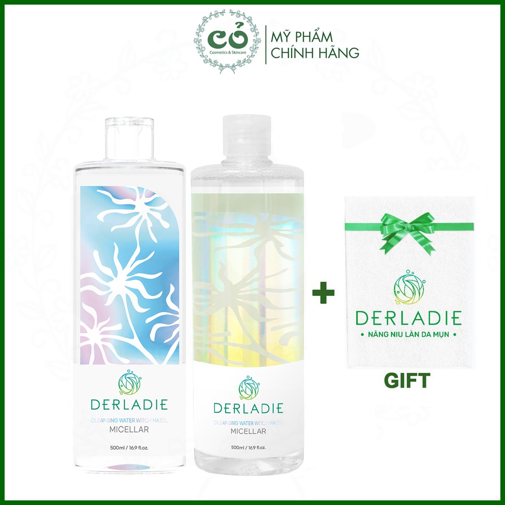 Nước Tẩy Trang Derladie Cleansing Water Witch Hazel