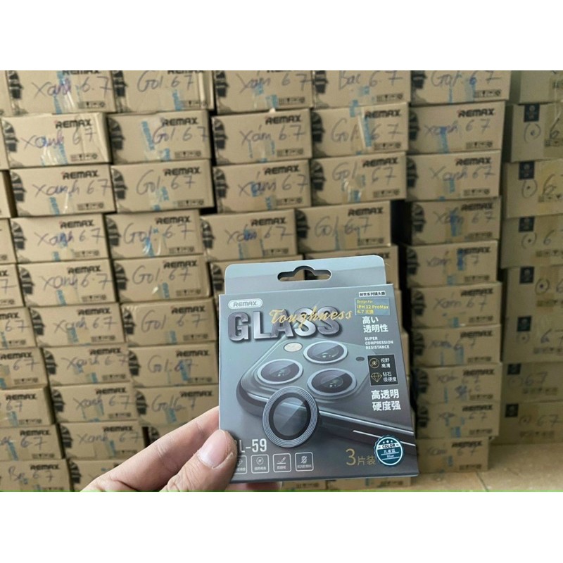 Bộ 3 Mắt Dán Bảo Vệ Camera Iphone 11 Pro, 11 Pro Max, 12, 12 Pro, 12 Pro Max - Hàng Chính Hãng Remax