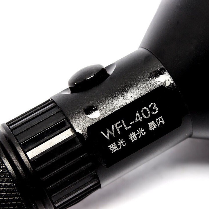 Video: Đèn pin Wasing 403 hàng chính hãng WFL-403