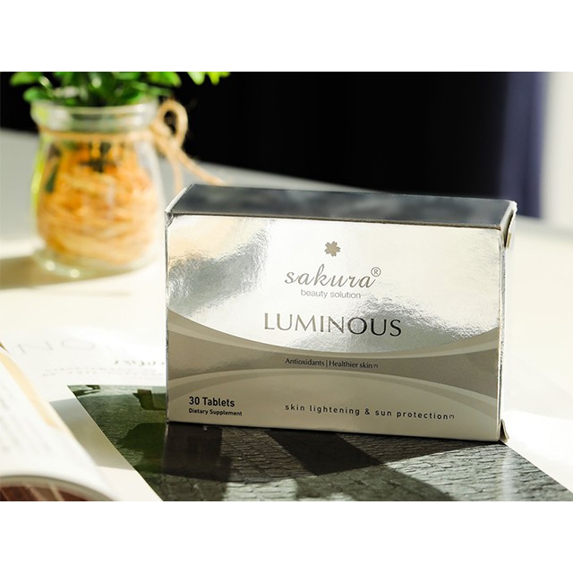 Viên uống trắng da cà chua trắng Sakura Luminous