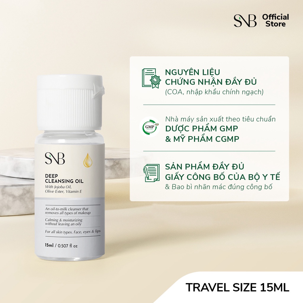 Dầu Tẩy Trang - SNB Deep Cleasing Oil 100ml