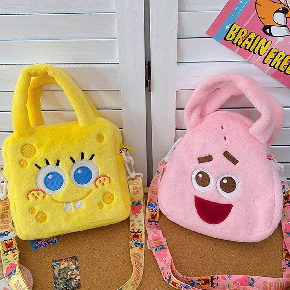 SOMEDAYZL Túi Xách Nữ Hình Spongebob Dễ Thương Dễ Phối Đồ