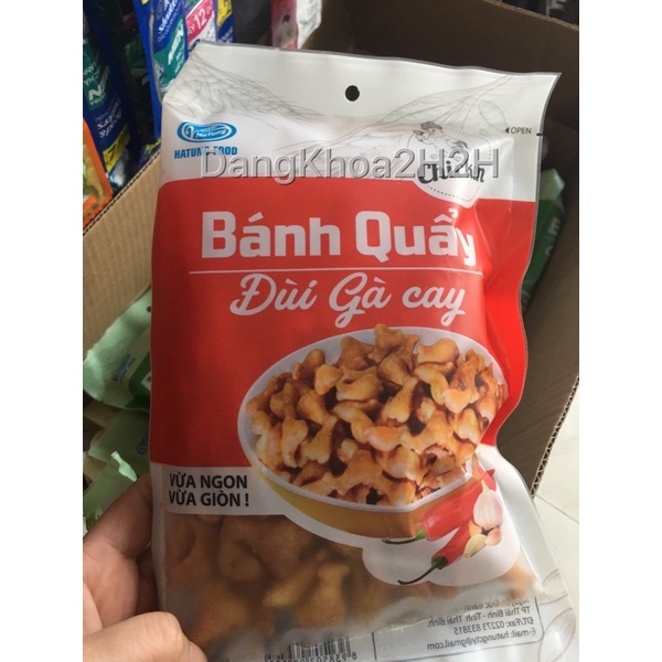 Bánh Quẩy Đùi Gà Cay, Cá Vị Lá Hành, Gấu Vừng Mật Ong Hà Tùng Gói 140g
