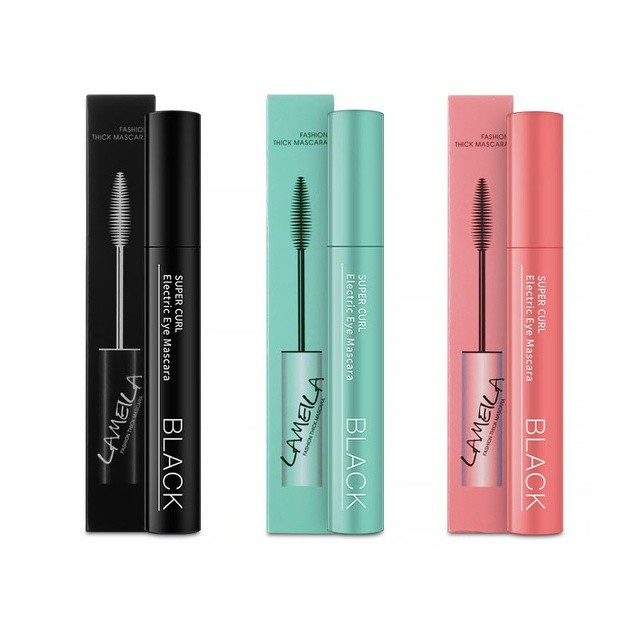 (New) Mascara Lameila Super Curl vỏ hồng xanh đen hàng nội địa Trung