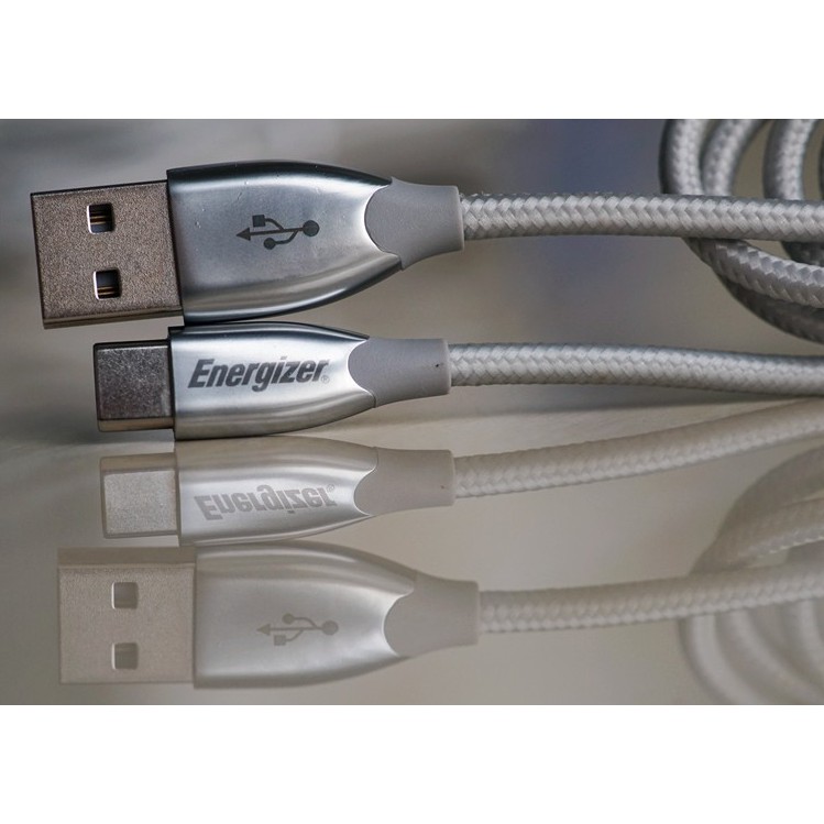 Cáp Energizer USB Type-A to USB-C 1.2m bọc dù siêu bền