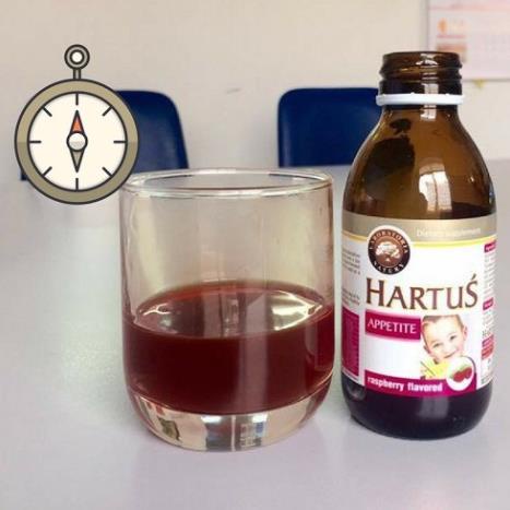 Siro Hartus appetite – Giúp trẻ thèm ăn tự nhiên, tiêu hóa khỏe, trẻ tăng cân (150ml)