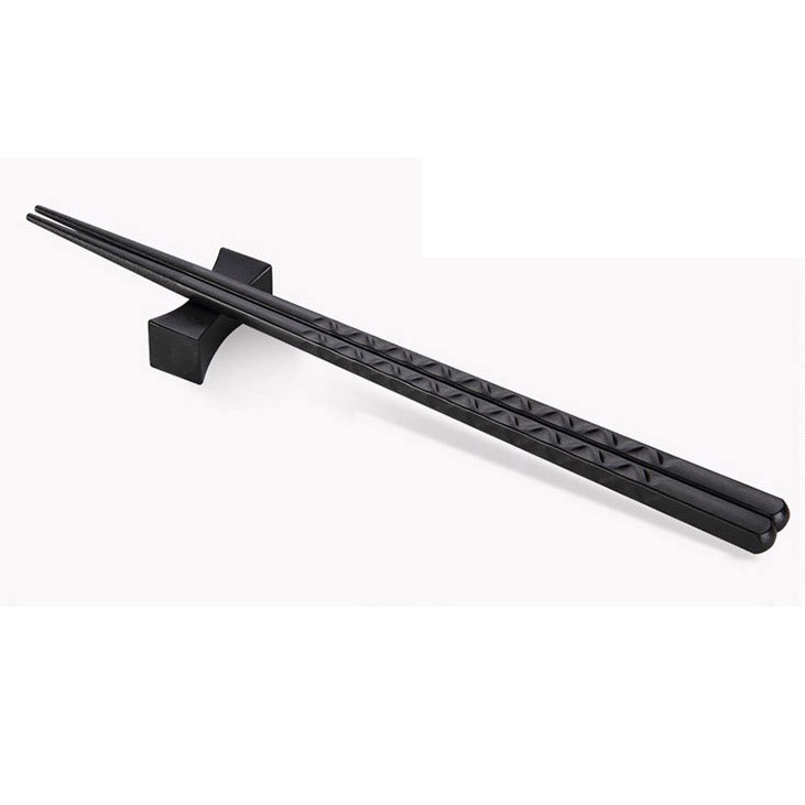 Bộ 5 đôi đũa đen họa tiết xoắn T26