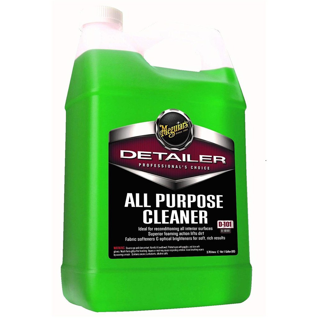 Meguiar's Dung dịch đa năng làm sạch nội thất, Detailer All Purpose Cleaner, D10101, 1 Gallon