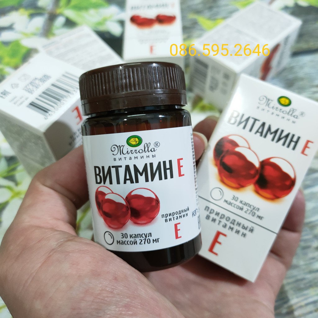 Vitamin e Nga đỏ 270mg