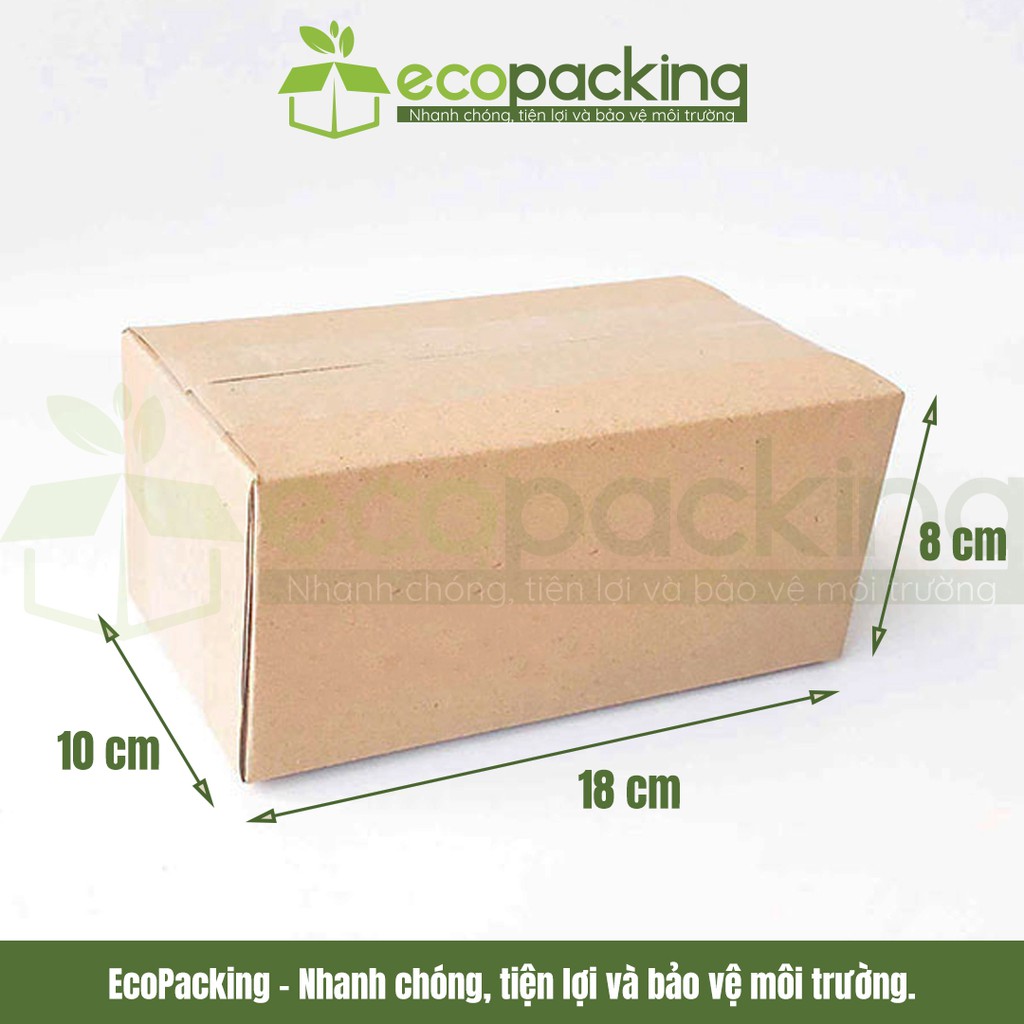 [XẢ KHO] Combo 20 thùng hộp carton 18x10x8 cm đóng gói giao hàng