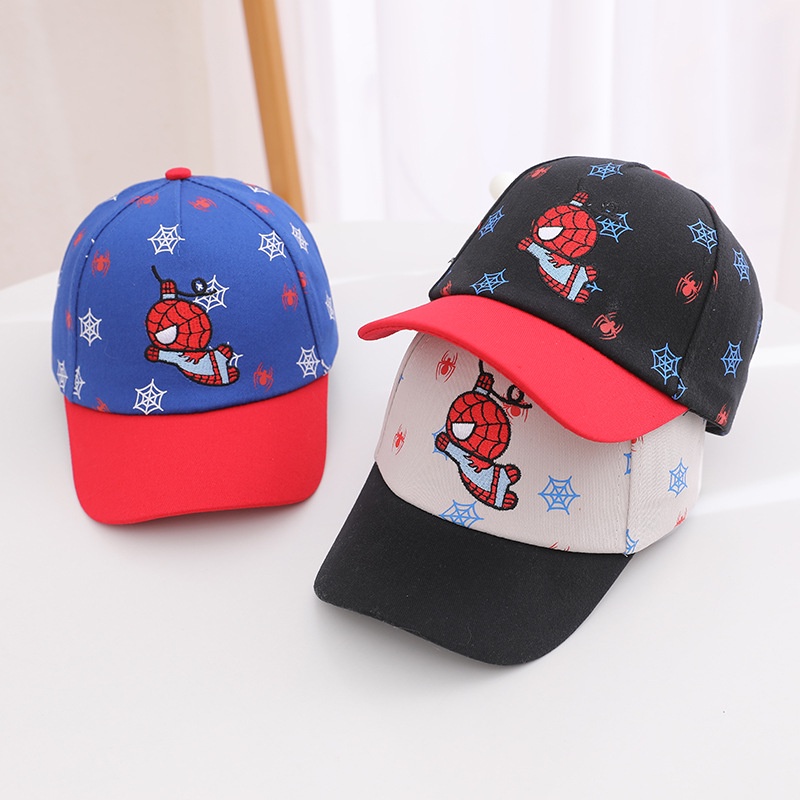 Mũ Lưỡi Trai In Hình Người Nhện Marvel Dễ Phối Đồ Thời Trang Cho Bé