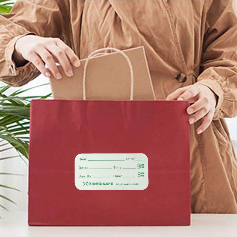Cuộn 250 nhãn dán ghi thông tin thực phẩm
