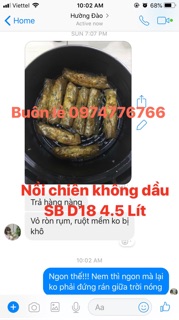 Nồi chiên không dầu 4.5 Lít SB D18 - khuyến mãi giá rẻ