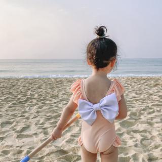 Đồ Bơi Trẻ Em   Mảnh Hở Lưng & Lưng Cột Nơ