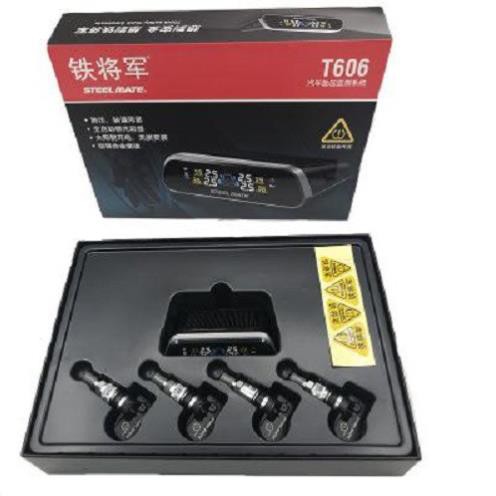 Siêu giảm giá Cảm biến áp suất lốp STEELMATE van gắn trong T606 chính hãng nguyên seal TPMS năng lượng mặt trời loại 1